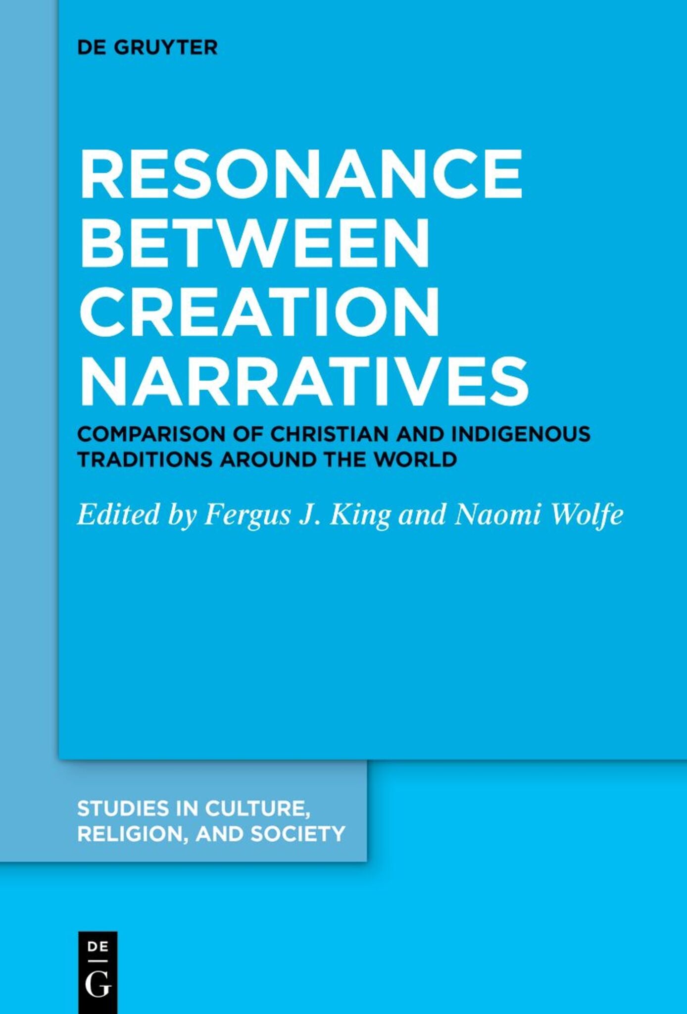 Cover image for Resonance between Creation Narratives ISBN 9783111434964